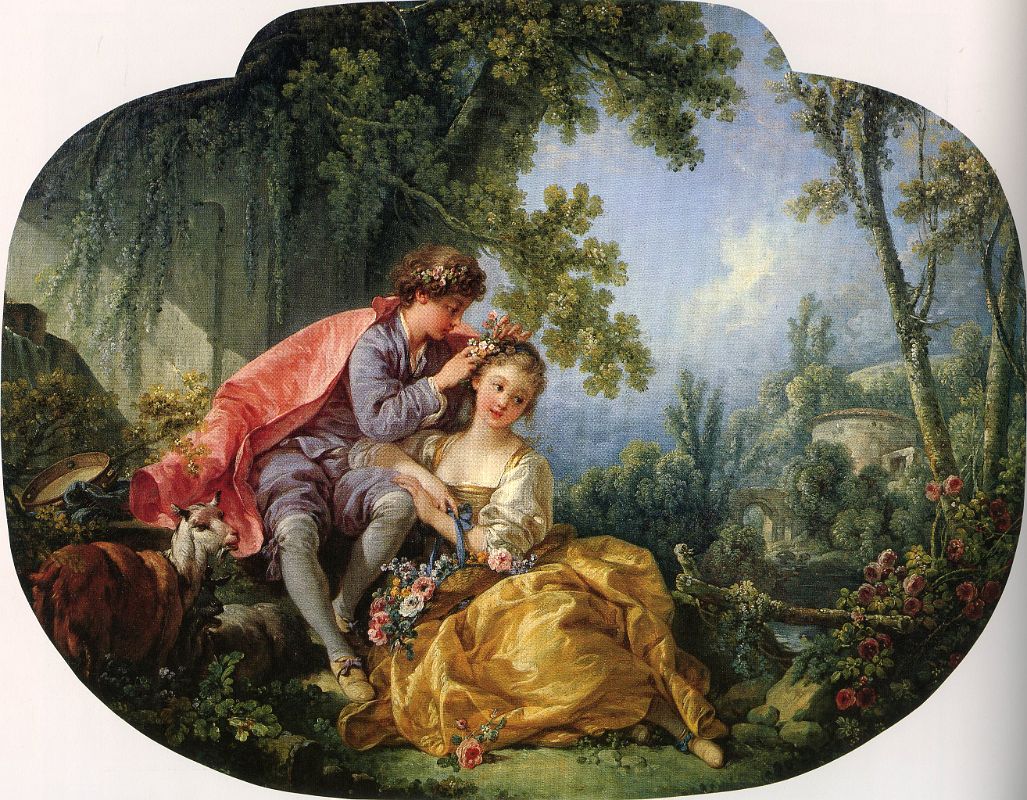 16 The Four Seasons (Spring) - Francois Boucher 1755 Frick Collection New York City